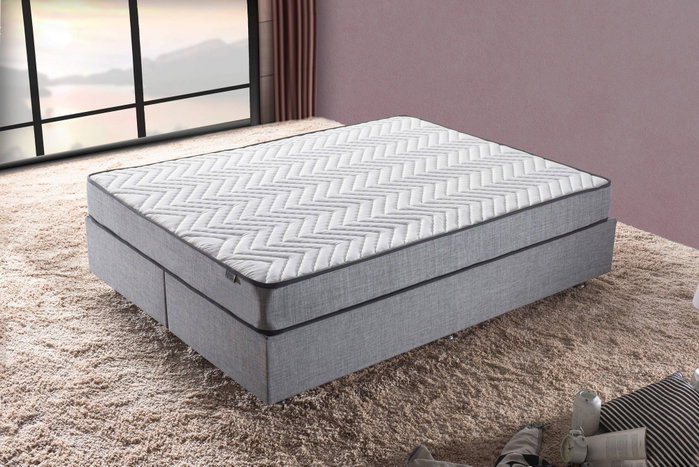 Hanah Home Silver Colchón de tamaño doble 140x190 cm Firme
